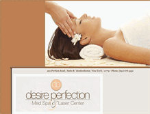 Tablet Screenshot of desireperfection.com